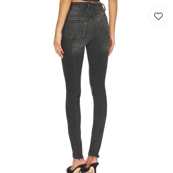 GOOD AMERICAN GOOD LEGS SKINNY JEANS - Picture 3 of 8